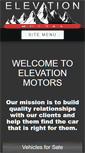 Mobile Screenshot of elevationmotors.com